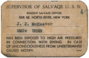 James J. McKeever's ID card